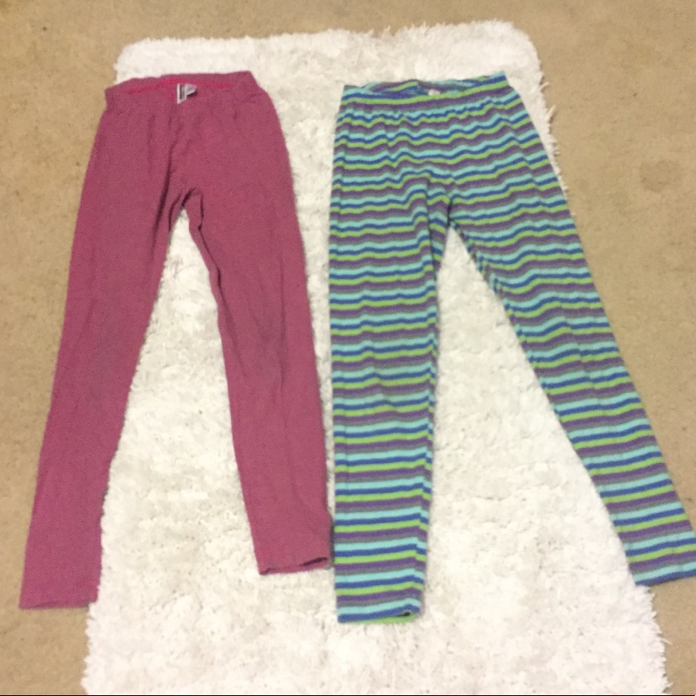 2 Patterned Girls Leggings